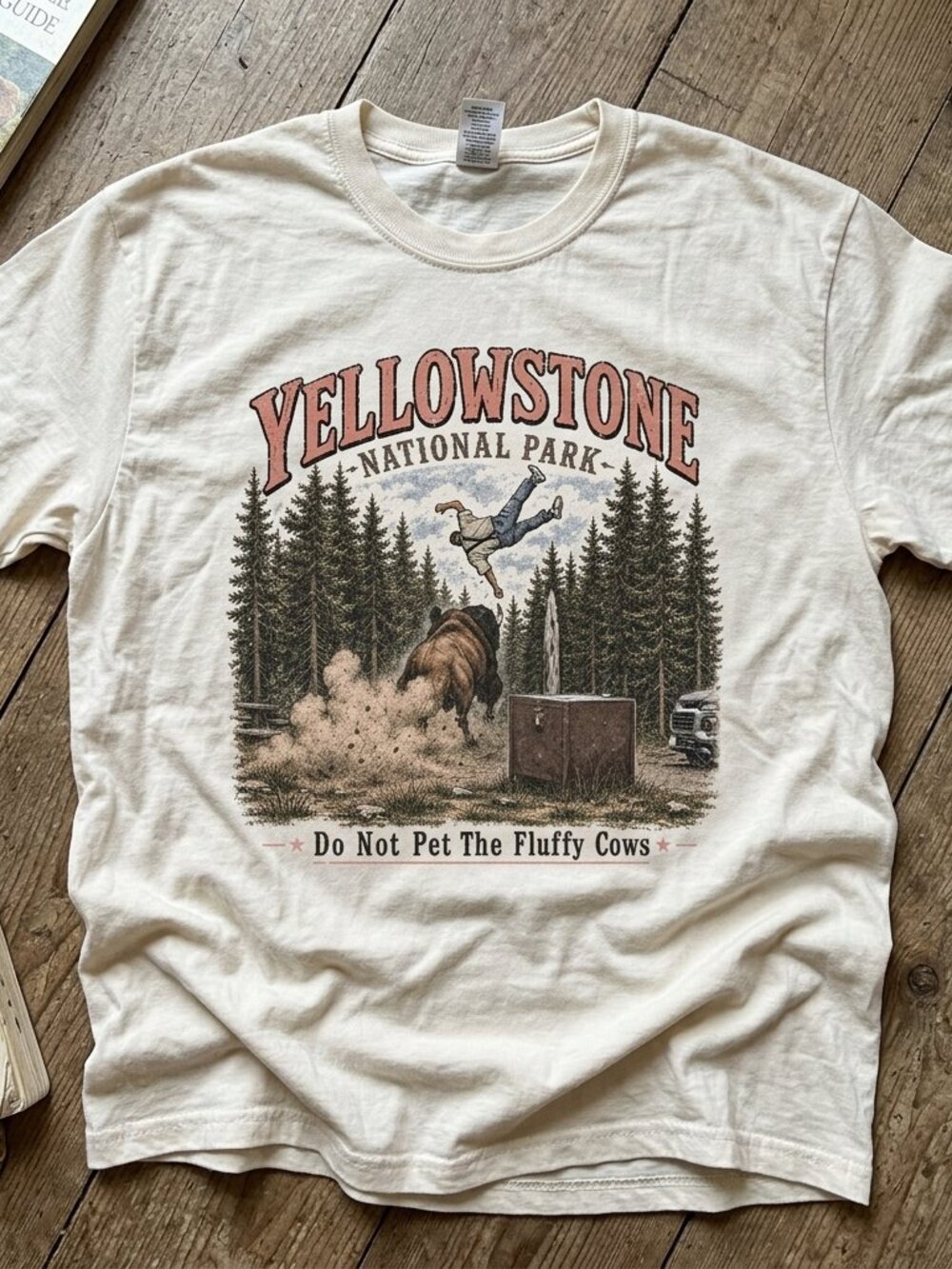 Yellowstone Do Not Pet The Fluffy Cows shirt white off